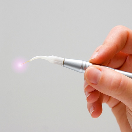 Soft tissue laser periodontal therapy tool