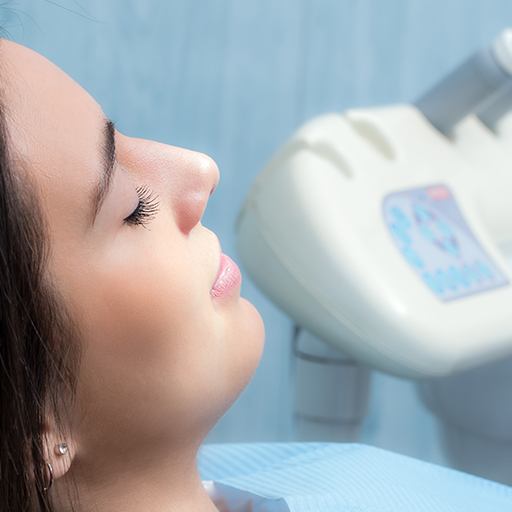 Woman relaxing thanks to sedation dentistry