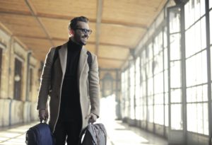 Man carrying luggage